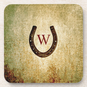 Posavasos Horseshoe Monogrammed