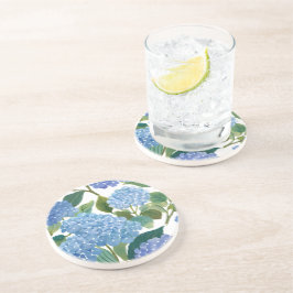 Posavasos Hortensias Azules | Hermoso Arbusto Floral