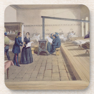 Posavasos Hospital en Scutari, detalle de Florencia