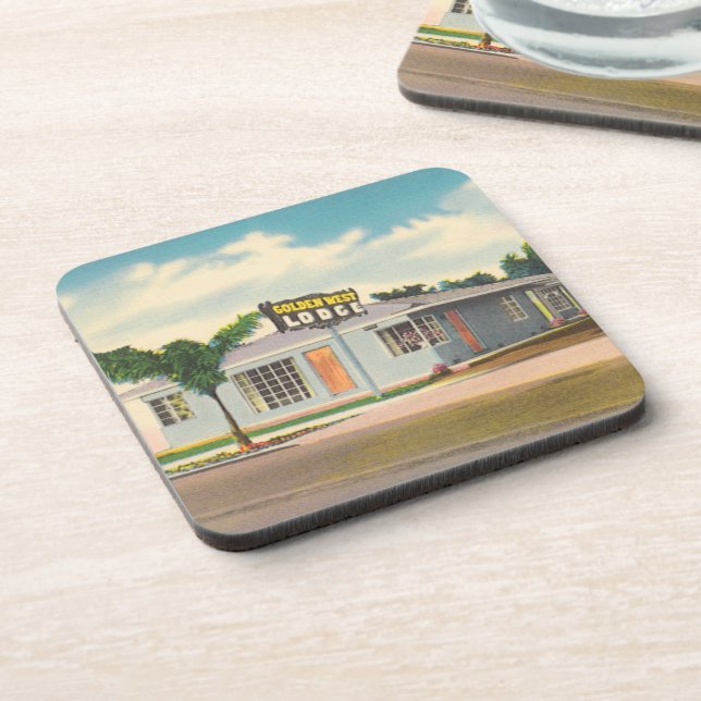 Posavasos Hotel Vintage, Golden West Lodge Motel (Lado Izquierdo)