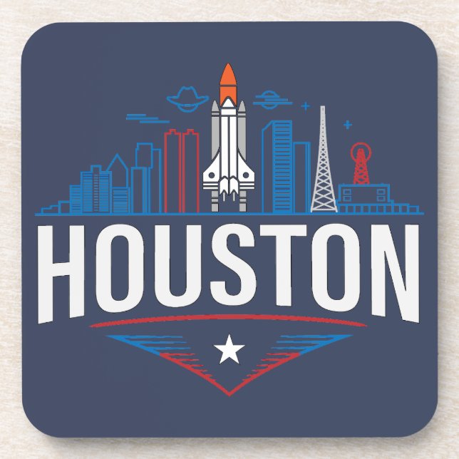 Posavasos Houston Texas United States of America (Frente)