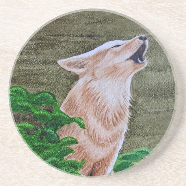 Posavasos Howling Coyote (Frente)