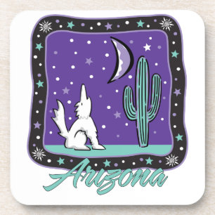 Posavasos Howling Coyote Arizona