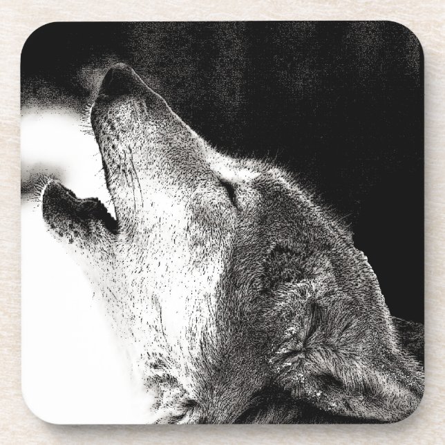 Posavasos Howling Wolf (Frente)