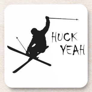 Posavasos Huck Yeah (Esquí)