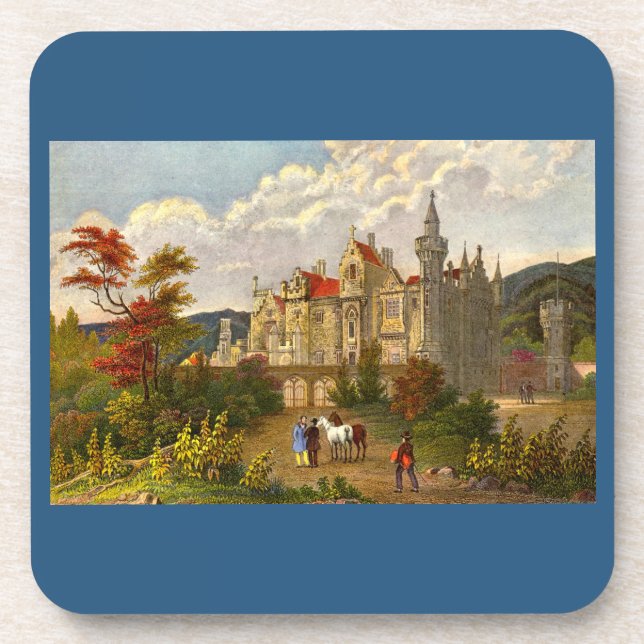 Posavasos huella antigua de Abbotsford House (Frente)