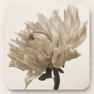 Posavasos huella dahlia sepia