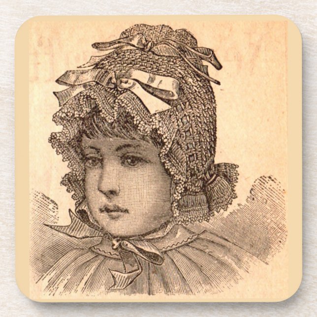 Posavasos Huella de bebé de Victoria (Frente)