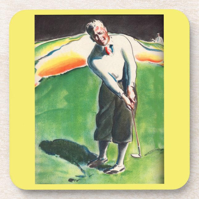 Posavasos Huella de golf de 1934 (Frente)