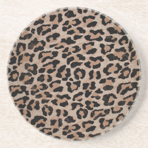 Posavasos huella de leopardo de cheetah