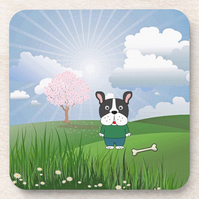 Posavasos Hueso pa' Fido (Frente)