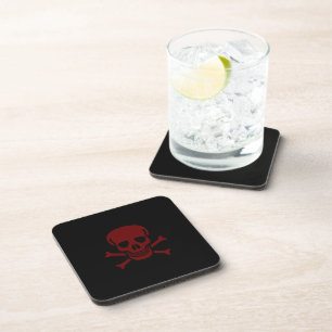 Posavasos Huesos y calavera