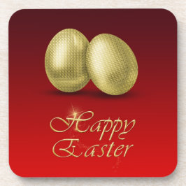 Posavasos Huevos de Pascua Dorada - Pascua plástica
