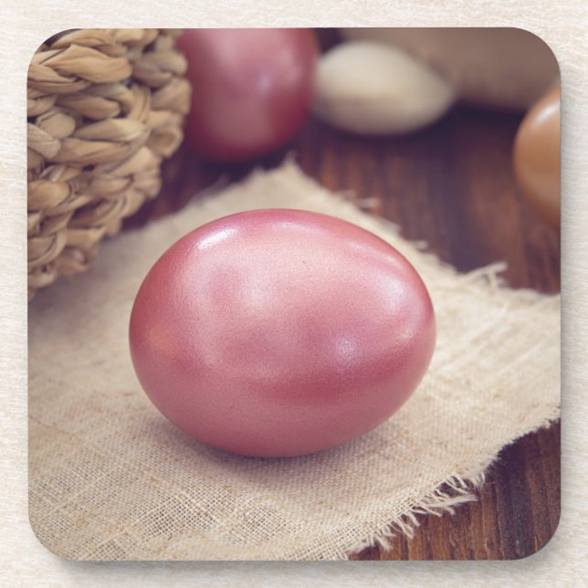 Posavasos Huevos Pastel de Pascua (Frente)