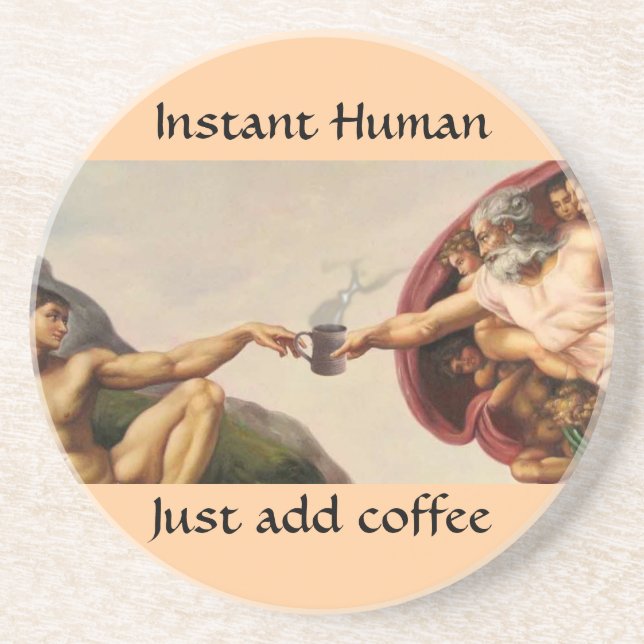 Posavasos Humano instantánea (Frente)