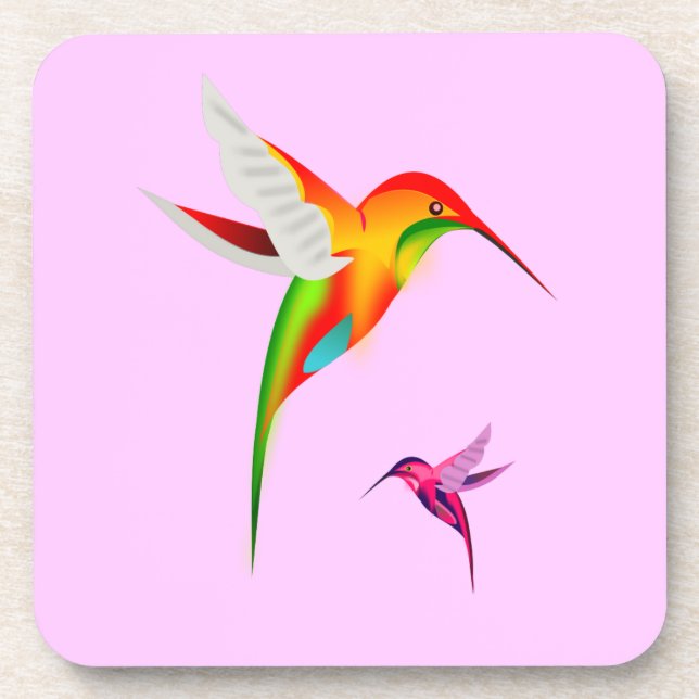 Posavasos Hummingbird Haven Coaster Set (Frente)