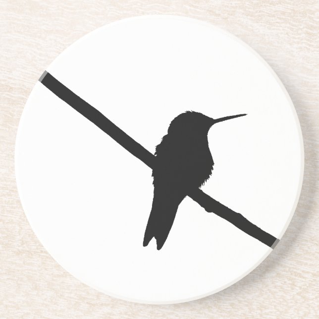 Posavasos Hummingbird Silhouette (Frente)