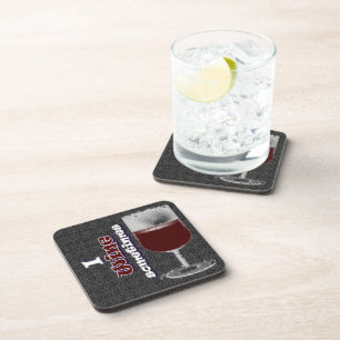 Posavasos HUMOR de vino rojo