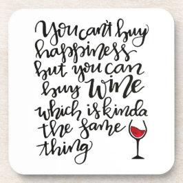 Posavasos Humor de vino tipográfico