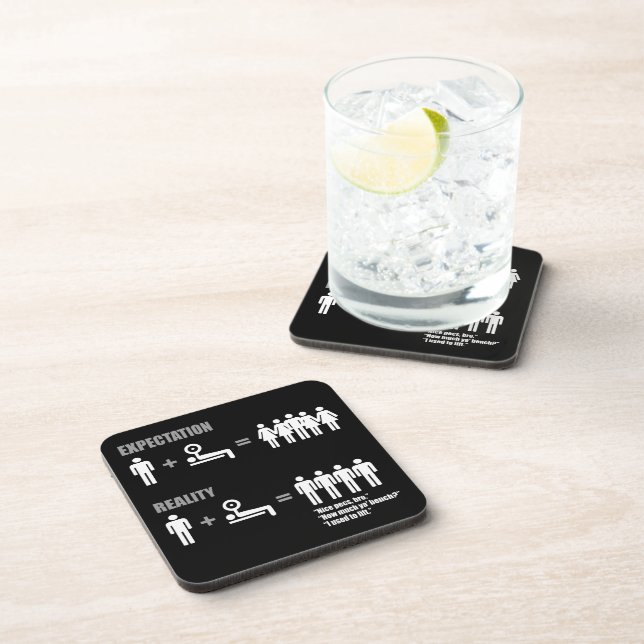 Posavasos Humor para construcción de cuerpos - Expectativa v (Lado Derecho)