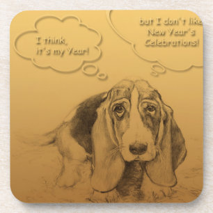 Posavasos Humorística Semana De Año Del Perro Chino Vietnami