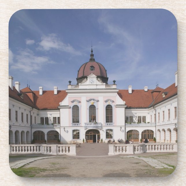 Posavasos Hungría, Budapest, Godollo: Casa Real (Frente)