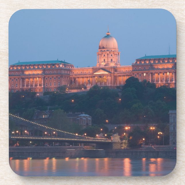 Posavasos HUNGRÍA, Budapest: Puente de Szechenyi (Cadena), (Frente)