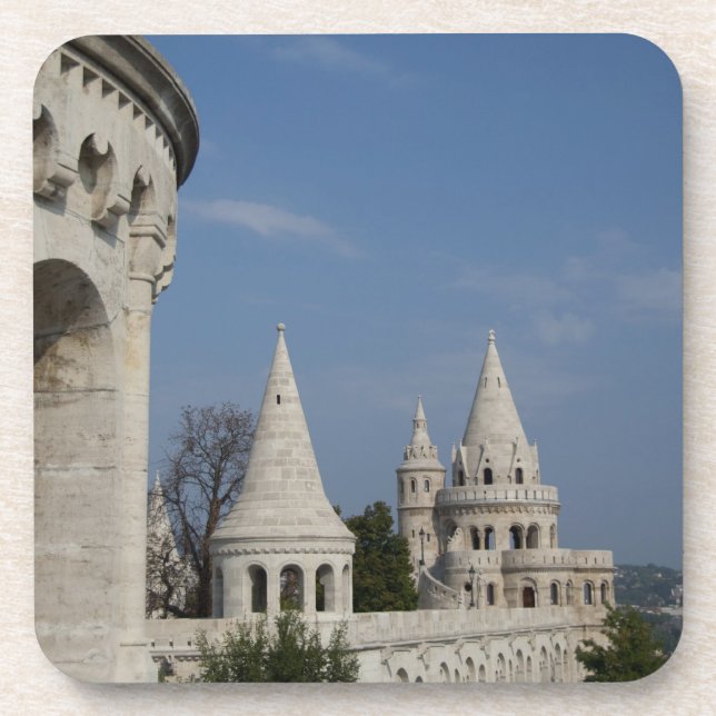 Posavasos Hungría, ciudad capital Budapest. Buda, Castillo (Frente)