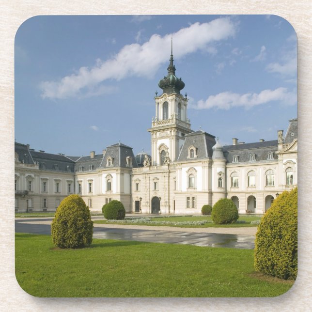 Posavasos HUNGRÍA, región del Lago Balaton, KESZTHELY:2 (Frente)