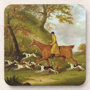 Posavasos Huntsman y perros, 1809 (aceite en lona)