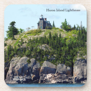 Posavasos Huron Island Lighthouse ancho 6 escayas plásticas