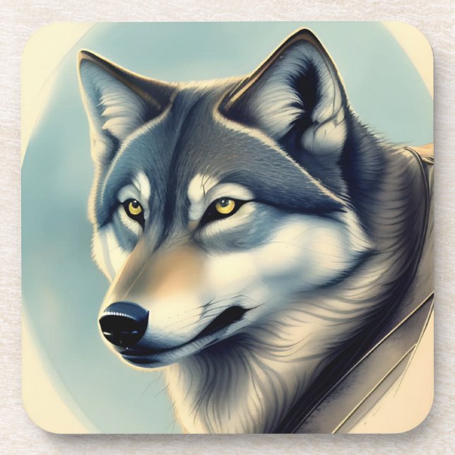 Posavasos Husky Siberiano (Frente)