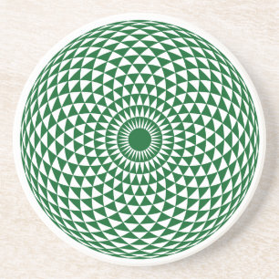 Posavasos Hypnotic Toroid Mandala Coaster