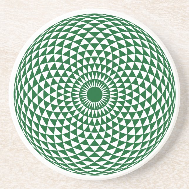 Posavasos Hypnotic Toroid Mandala Coaster (Frente)