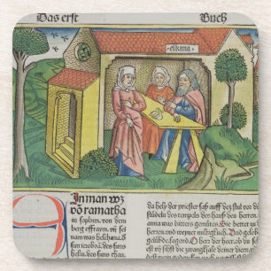Posavasos I el 1:8 Elkanah de Samuel conforta a Hannah, de