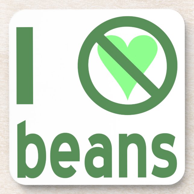 Posavasos I Hate Beans (Frente)