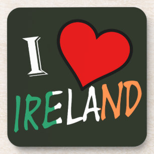 Posavasos I Heart Ireland overlay coastercnt