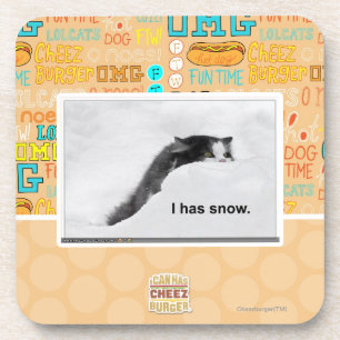 Posavasos I tiene nieve