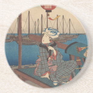 Posavasos Ichiryusai Hiroshige Coaster