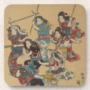 Posavasos Ichiryusai Hiroshige Coaster