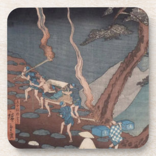 Posavasos Ichiryusai Hiroshige Coaster