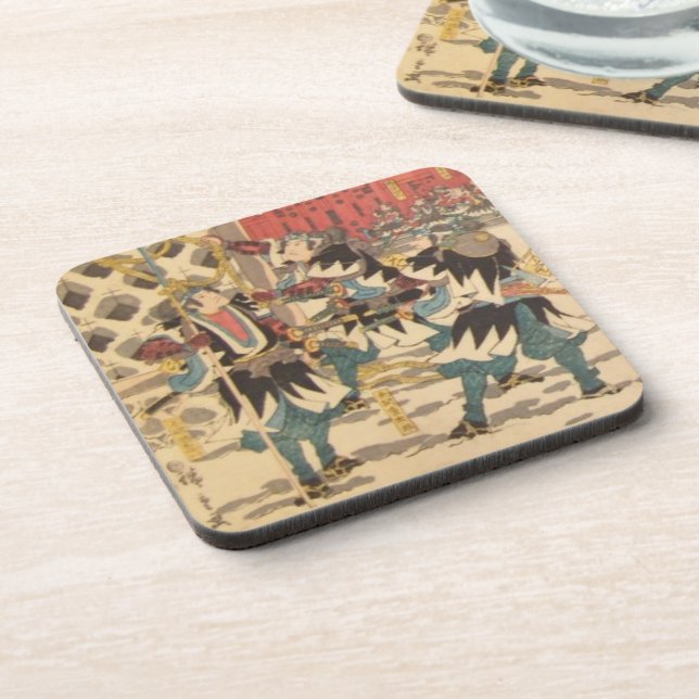 Posavasos Ichiryusai Hiroshige Coaster (Lado Izquierdo)