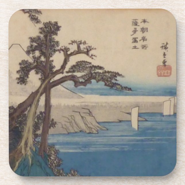Posavasos Ichiryusai Hiroshige Coaster (Frente)
