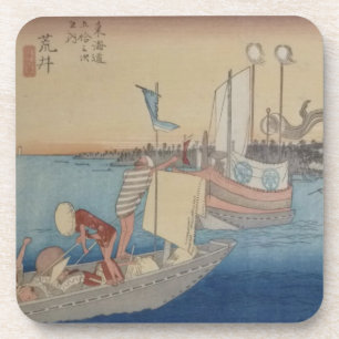 Posavasos Ichiryusai Hiroshige Coaster