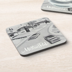 Posavasos Icónica montaña moderna de mediados del siglo XX