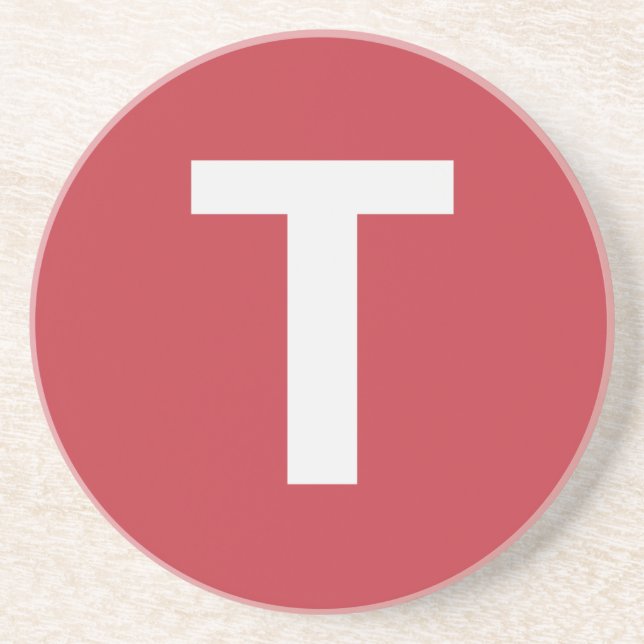 Posavasos Icono de Coaster T Third Street (Frente)