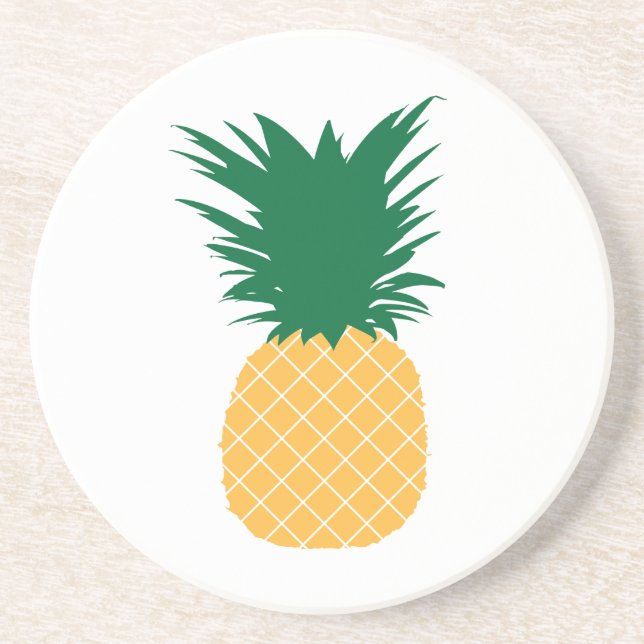 Posavasos Icono de piña (Frente)