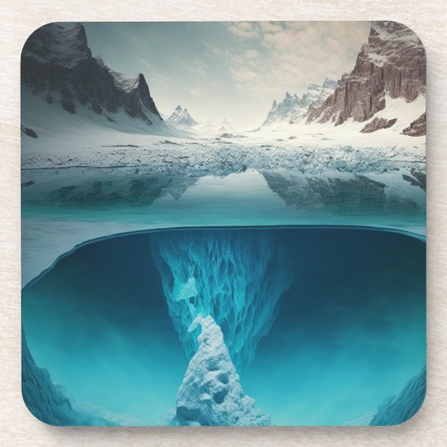 Posavasos Icy Mountain View (Frente)