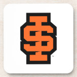 Posavasos Idaho State University Bold Bengala Logo<br><div class="desc">¡Muestre su orgullo en la Universidad Estatal de Idaho con este impresionante logo de Bengala! Con los potentes interbloqueos "I" y "S" en los icónicos colores negro y naranja de la escuela, este diseño representa la fuerza y determinación de los estudiantes, ex alumnos y fans de la ISU. Una manera...</div>