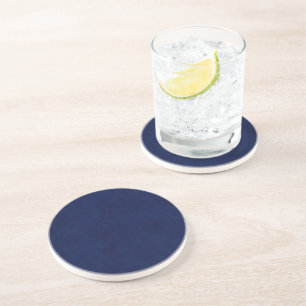 Posavasos Idea casera de encargo del regalo del fondo azul